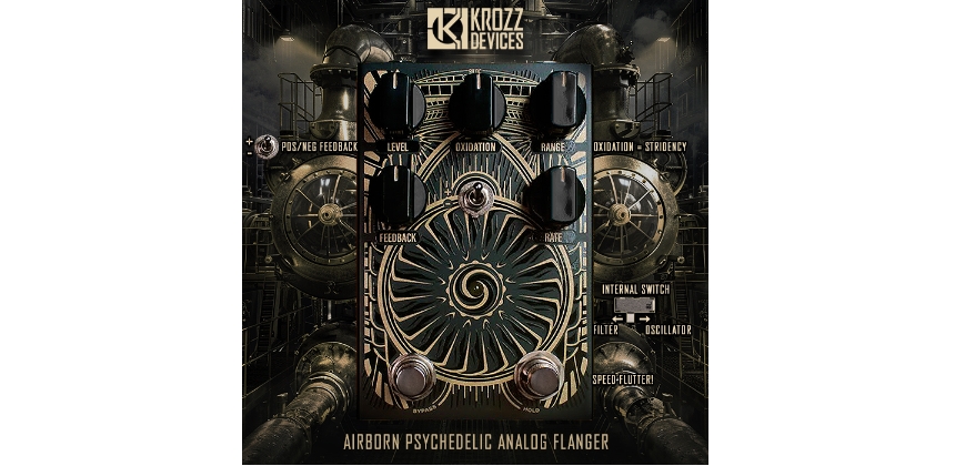 Guitar Pedal X Review The Krozz Devices Airborn Flanger