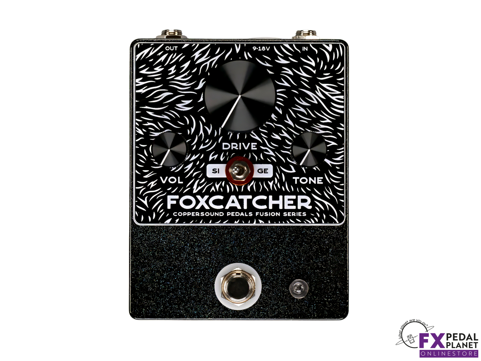 Foxcatcher Fusion Series Black Rainbow (-10%) by CopperSound Pedals