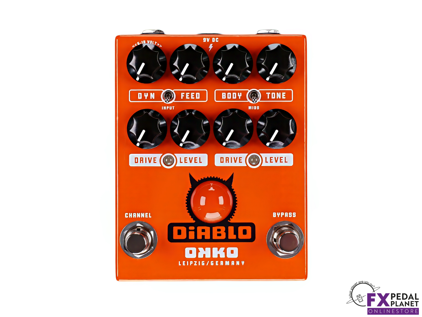 OKKO FX Diablo Dual Overdrive Effects Pedal | OKKO FX | FX Pedal