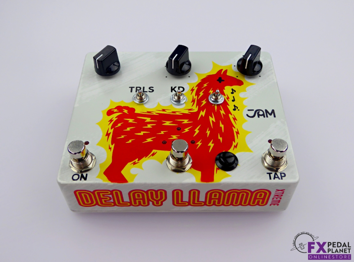 JAM Pedals Delay Llama XTREME Delay Effects Pedal JAM Pedals Effects Pedals FX Pedal
